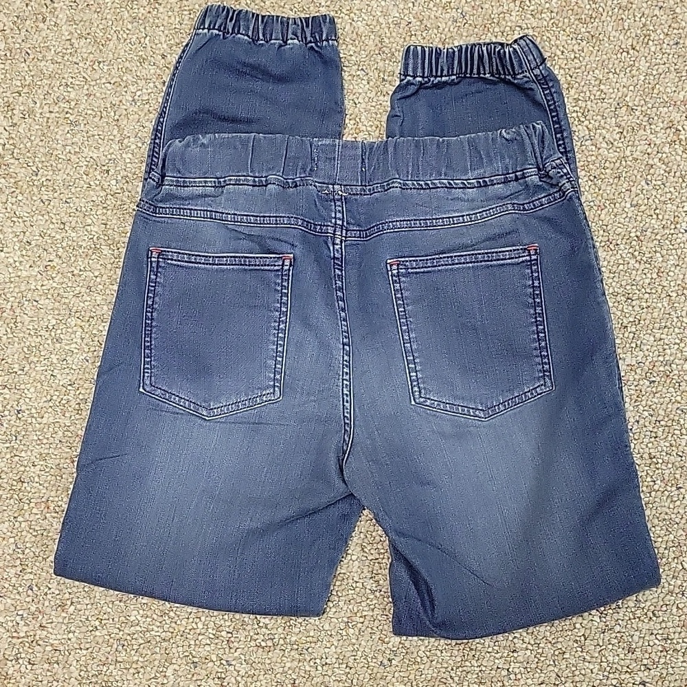Boden Medium Blue Wash jogger Jeans Soft Denim kid's sz 13y new - Picture 3 of 5
